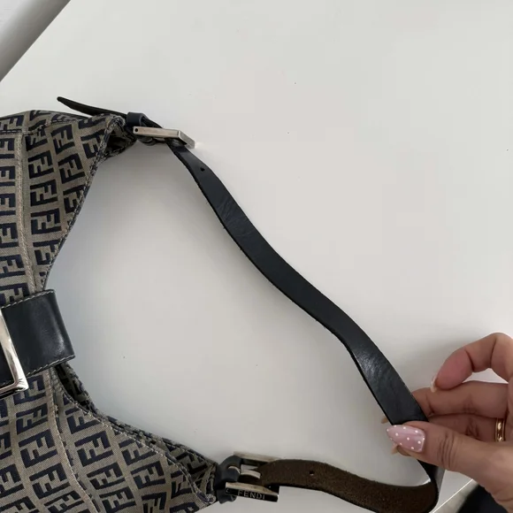 SOLD!! Fendi vintage Zucchino shoulder bag - Picture 4 of 16